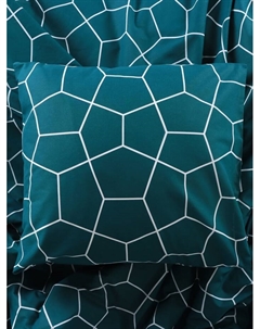 Постельное бельё "" Дуэт Emerald hexagon 143*215 см-2 шт., 220*240 см, 70*70 см-2 шт, бязь 125 г/м, хл 100% Этель