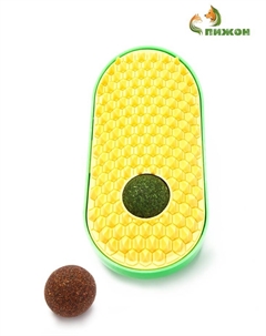 Игрушка-чесалка для кошек с кошачьей мятой и мататаби 13,5 см Пижон