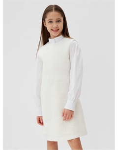 Платье нарядное детское : PartyDress, цвет белый, рост 128 см Minaku