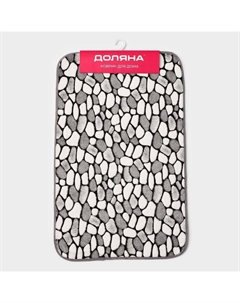 Коврик для ванной и туалета «Галька», 50×80 см Доляна