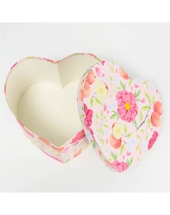 Набор подарочных коробок сердце 3 в 1, L.29×28×16 M.26×25×14 S.23×22×12 см Upak land