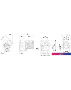 Циркуляционный насос UPS 32-120 F (230) Grundfos