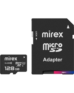 Карта памяти microSDXC 13613-AD3UH128 128GB (с адаптером) Mirex