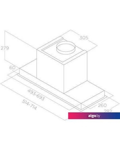Кухонная вытяжка Advance BL MAT/A/72 PRF0184107 Elica