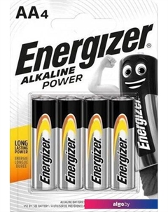 Батарейка Alkaline Power LR6 AA BL4 638377P 4 шт Energizer