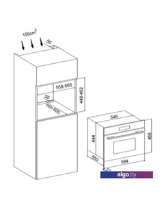 Электрический духовой шкаф AMCO458GB Maunfeld