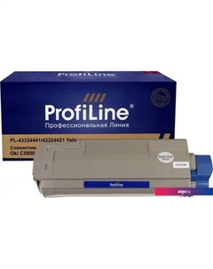 Картридж PL_43324441/43324421_Y (аналог Oki 43324441/43324421 Y) Profiline