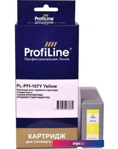 Картридж PL-PFI-107Y (аналог Canon PFI-107Y_Y) Profiline