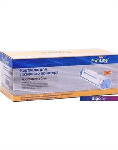 Картридж PL-CC531A/718-C (аналог HP CC531A, Canon 718C) Profiline