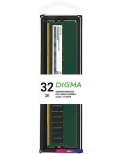 Оперативная память 32ГБ DDR5 4800 МГц DGMAD54800032D Digma
