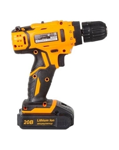 Дрель-шуруповерт ДА-20Л-2КА (с 2-мя АКБ, кейс, набор оснастки) Вихрь