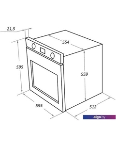 Духовой шкаф EOEFG.566RIB.MT Maunfeld