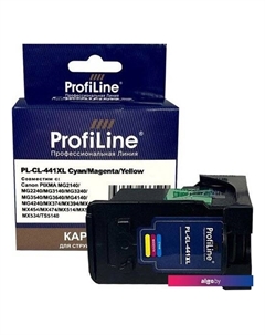 Картридж PL-CL-441XL (аналог Canon CL-441XL_C/M/Y) Profiline