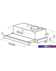 Кухонная вытяжка Flat 60 (белый) Homsair
