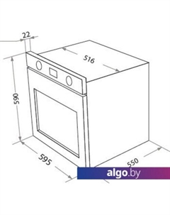 Духовой шкаф OEM657BK Homsair