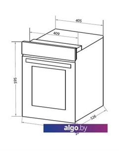 Электрический духовой шкаф OEM451BK Homsair