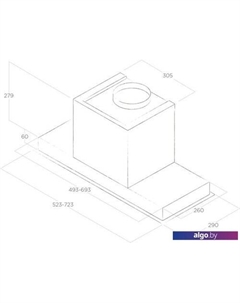 Кухонная вытяжка Hidden 2.0 IXGL/A/60 PRF0097676A Elica