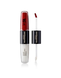 Стойкая двухсторонняя помада и блеск для губ 16H Lip Color Extreme Long-Lasting Dermacol