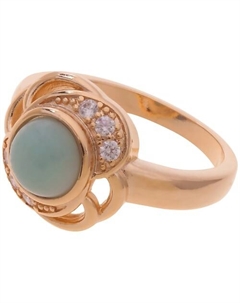 Кольцо с амазонитом "Серенада" Lj