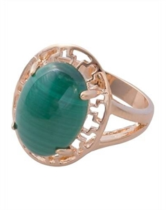 Кольцо с малахитом "Греческое" Lj