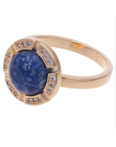 Кольцо с лазуритом "Луна" Lj