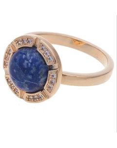 Кольцо с лазуритом "Луна" Lj