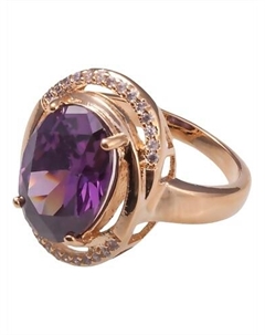 Кольцо с аметистом "Париж" Lj