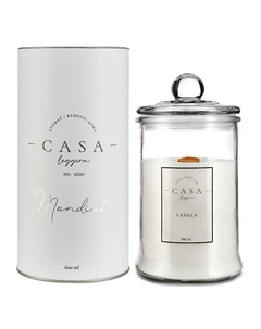 Свеча в стекле Vanilla 600 Casa leggera