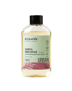 Мицеллярный шампунь для чувствительной кожи головы алоэ вера & вербена 600 Ecolatier