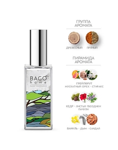 Спрей ароматический для дома Новая земля 50 Bago home