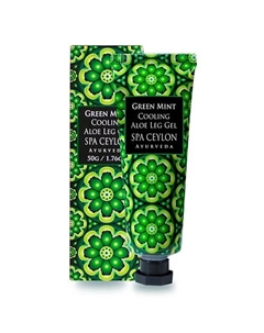 Охлаждающий гель для ног с алоэ "ЗЕЛЕНАЯ МЯТА" 50 Spa ceylon
