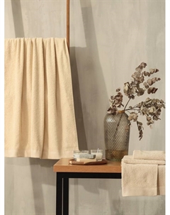 Полотенце махровое Natural beige, 100×150 см, 100% хлопок Lovelife