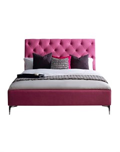 Кровать elise 140 200 розовый 150x120x210 см Idealbeds