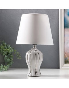 Лампа настольная 16738/1WT E14 40 Вт белый h.32 см Risalux