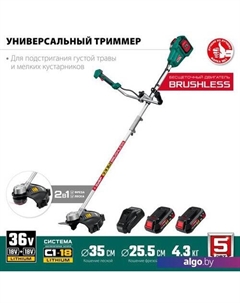 Триммер Мастер ТАБ-365-22 (с 2-мя АКБ) Зубр