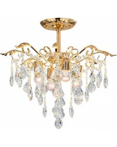 Припотолочная люстра Mona 1128/4 E27*60W French Gold Escada