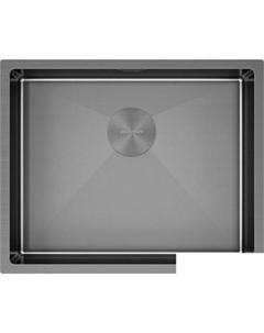 Кухонная мойка Next 54 Uni PM215444-GM (черный/вороненая сталь) Paulmark