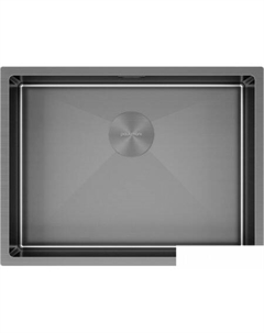 Кухонная мойка Next 58 Uni PM215844-GM (черный/вороненая сталь) Paulmark