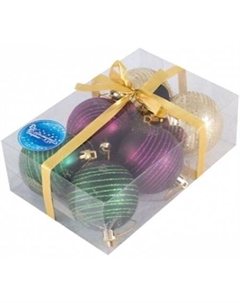 Елочная игрушка Диско 007489 (6 шт) Волшебная страна