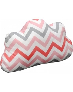 Декоративная подушка Облако (зигзаг коралловый) Мебельград