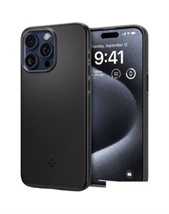 Чехол для телефона Thin Fit для iPhone 15 Pro ACS06686 (черный) Spigen