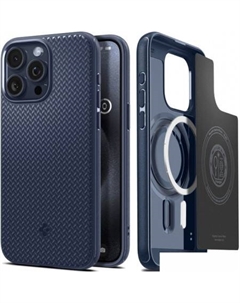 Чехол для телефона Mag Armor (MagFit) для iPhone 15 Pro Max ACS06598 (темно-синий) Spigen