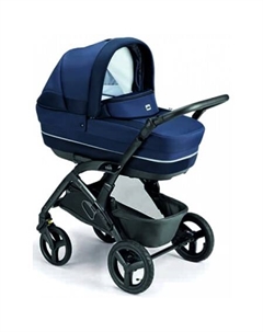 Универсальная коляска Trio Dinamico Rover (3 в 1, синий/черная рама) Cam