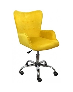 Кресло Bella (велюр желтый) Akshome