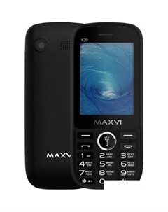 Кнопочный телефон Maxvi K20 (черный)