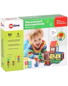 Конструктор Магнитный конструктор 45050 Домик в лесу On time