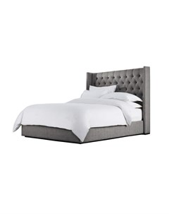Кровать maker 200 200 серый 228 0x160 0x216 0 см Ml