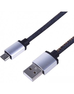 Кабель 18-4242 USB Type-A - microUSB (1 м, синий) Rexant