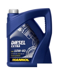 Моторное масло DIESEL EXTRA 10W-40 5л Mannol