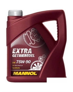 Трансмиссионное масло Extra Getriebeoel 75W-90 API GL 5 4л Mannol